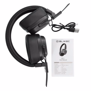 Blavec Over-ear Bluetooth Headphones BO-11 Bass Admiral (BO11-B) black (damaged packaging)