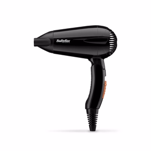 BaByliss Travel Dry 2000 5344E – hiustenkuivain, 2000 W, musta
