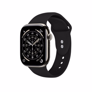 Crong Liquid Apple Watch band, 44/45/46/49 mm, black