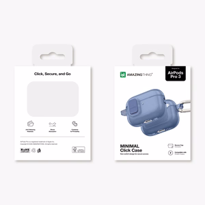AmazingThing Minimal Case Suojakuori AirPods Pro 3 -kuulokkeille - sininen