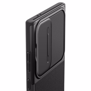 Spigen Optik Armor suojakuori Samsung Galaxy S24 Ultra:lle musta