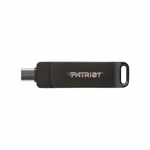 USB-muistitikku PATRIOT Rage R550 32GB 100 MB/S USB A+C kääntyvä (PE32GR550DSAD) musta