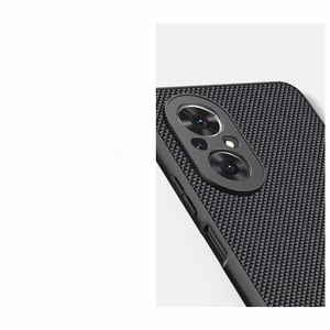 Nillkin Textured Case kestävä vahvistettu kotelo geelirunko ja nylon takaisin Honor 50 SE musta