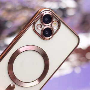 Color Chrome Mag Suojakuori iPhone 17 Air 6,6 ruusukultainen