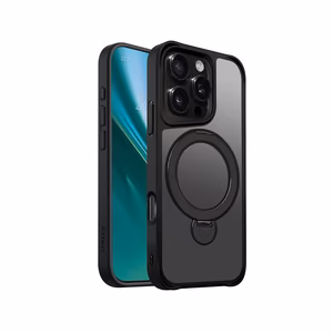 Etteri Matt Mag Ring Case for iPhone 16 Pro 6.3" - Black