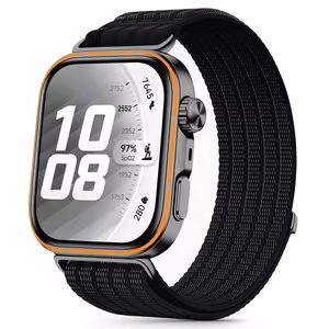 Tech-Protect nailonranneke Huawei Watch Fit 3 / 4 / 4 Pro / 5 / 5 Pro - musta