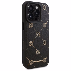 Karl Lagerfeld Suojakuori iPhone 16 Pro Max 6.9 KLHMP16XPGKHPHK Musta Kova Karl Head MagSafe