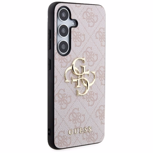Guess 4G Big Metal Logo Case for Samsung Galaxy S24 - Pink