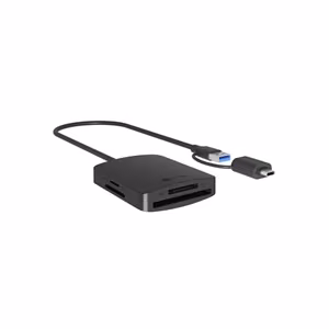 ICY BOX IB-CR302-CU3 – USB-A- ja USB-C-kortinlukija, 4-in-1