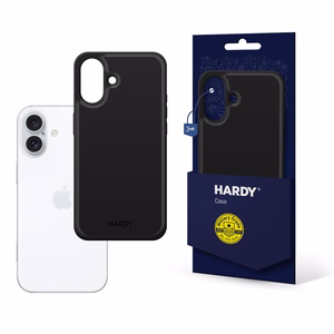 3mk Hardy Apple Silky Leather MagCase Apple iPhone 16:lle - musta