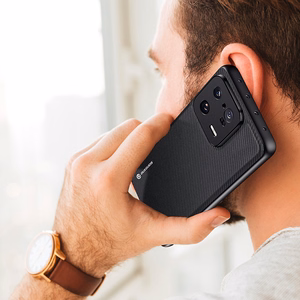 Dux Ducis Fino Suojakuori Xiaomi 13 Pro:lle silikonisella kehyksellä sininen