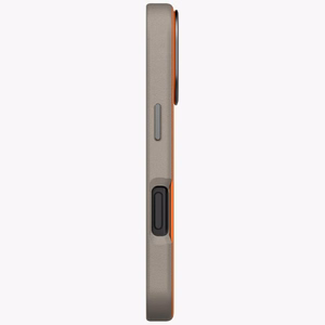 Uniq Lyden DS Suojakuori iPhone 17 Pro:lle Magclick Charging - oranssi-harmaa