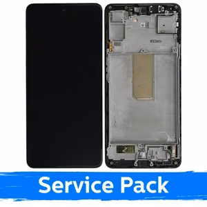 LCD-näyttö Samsung M546 M54 5G musta kehyksellä (Service Pack)