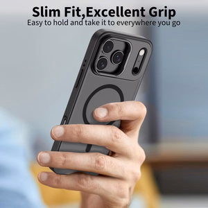 Tech-Protect MagStand MagSafe Suojakuori iPhone 17 Pro Max:lle - Matta Musta