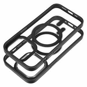 Suojakuori iPhone 14 PRO:lle Color Edge Mag Cover yhteensopiva MagSafe musta