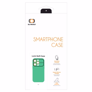 Tel Protect Lichi Soft Suojakuori iPhone 12:lle minttu