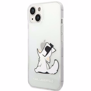 Karl Lagerfeld KLHCP14MCFNRC iPhone 14 Plus 6.7 "kovakotelo selkeä / läpinäkyvä Choupette Fun