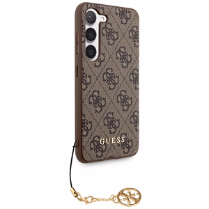 Guess 4G Charms Collection Suojakuori Samsung Galaxy A35:lle - ruskea