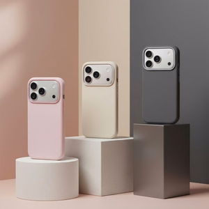 Suojakuori iPhone 17 AIR:lle Forcell F-Protect Frame Premium yhteensopiva MagSafen kanssa vaaleanpunainen