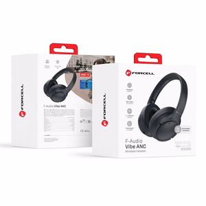 Langattomat on-ear-kuulokkeet Forcell F-Audio TWS Vibe ANC + TUYA APP musta