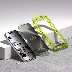 Ringke Easy Slide 2 kpl yksityisyyslasi iPhone 17 - musta