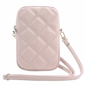 Guess GUWBZPSQSSGP käsilaukku vaaleanpunainen Zip Quilted 4G