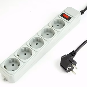 CABLE POWER EXTENSION 1.8M/5OUTL. SPG3-B-6C GEMBIRD