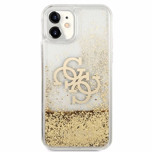 Guess 4G Big Liquid Glitter suojakuori iPhone 11 6.1" / Xr:lle - kultainen