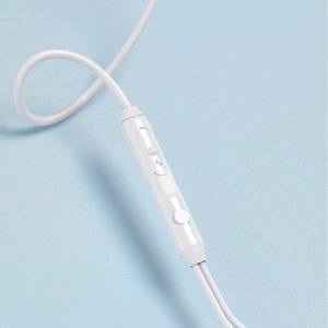 Dudao X3+ in-ear headphones, wired, 3.5mm minijack - white
