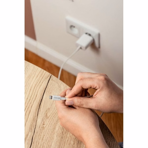 FORCELL F-ENERGY C901 USB-C - Lightning MFi -kaapeli PD 3A 30W 1 m valkoinen