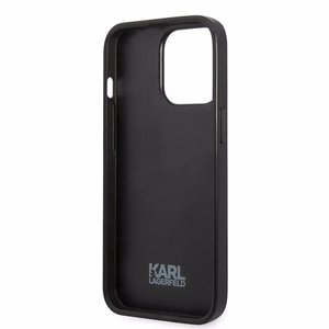 Karl Lagerfeld Flower Ikonik Karl suojakuori iPhone 13 Pro:lle / iPhone 13:lle - harmaa