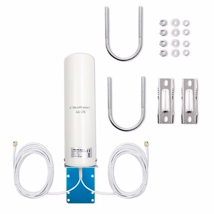 Qoltec 57044 4G LTE DUAL ympärisäteilevä ulkoantenni, 5 dBi