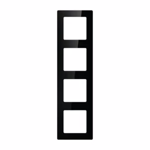 Avatto N-TS10-Frame-B4 nelinkertainen kehyspistorasiapaneeli (musta)