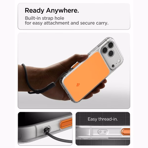 Spigen Ultra Hybrid MagSafe -suojakuori iPhone 18 Pro Max / 17 Pro Max -malleille, oranssi