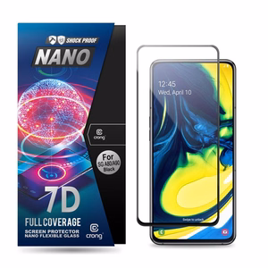 Crong 7D Nano Flexible Glass 9H hybrid screen protector for Samsung Galaxy A80 / A90