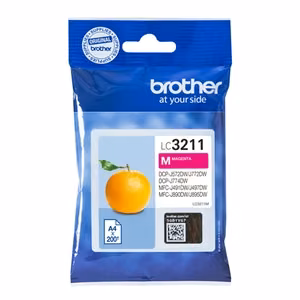 Brother LC3211M mustekasetti, magenta