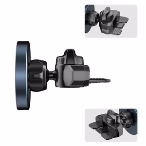 Tech-Protect mm15W-V5 Magneettinen MagSafe Autoteline ilmaventtiilille / CD-koloille - musta