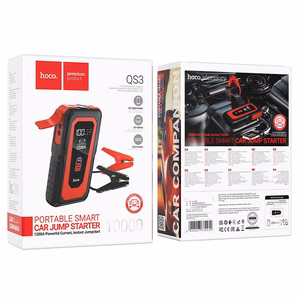 Varavirtalähde Hoco 10000 mAh 2A auton apukäynnistimellä QS3 musta