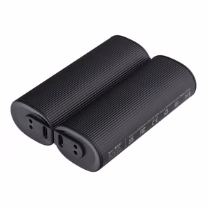 Ulkoinen akku Veger W0587 2,4A 2 kpl 2 x 5000 mAh käsilämmittimellä musta ja hopeinen