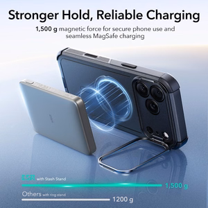 ESR Cyber Kickstand MagSafe Suojakuori iPhone 17 Pro:lle - Musta