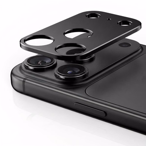 Tech-Protect Camalloy Fit+ -kamerasuoja iPhone 18 Pro -mallille, musta