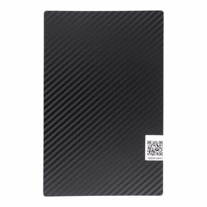 Kalvo takakannelle 180 x 120 mm 10 kpl - hiilikuitu