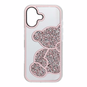 Suojakuori iPhone 17:lle Teddy Bear vaaleanpunainen
