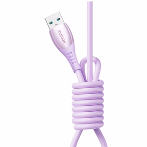 Joyroom S-A59 Vibrant Series 3A USB-A - Lightning Kaapeli 1,2m - violetti