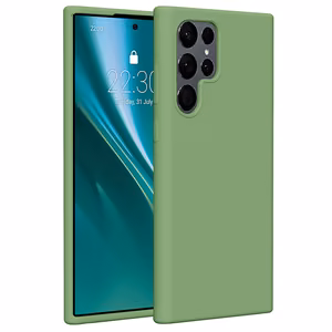 Etteri silikonikuori Samsung Galaxy S22 Ultra - vaaleanvihreä