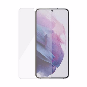 PanzerGlass E2E Microfracture antibakteerinen suojalasi Samsung Galaxy S22 - mustalla kehyksellä