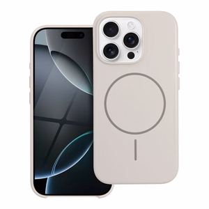 Suojakuori iPhone 16 PRO:lle Premium Glossy Mag Cover MagSafe- ja Camera Control -painikkeen yhteensopiva valkoinen