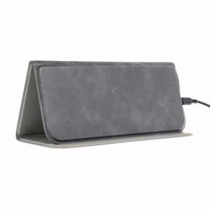 Mouse pad with wireless charger 15W OJD-82 brown grey
