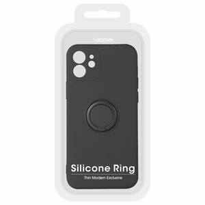 Vennus Silikoninen rengas iPhone 14 Plus:lle musta