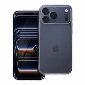 Clear Case 2 mm läpinäkyvä suojakuori iPhone 17 Pro Max / 18 Pro Max -malleille (matala kamerareuna)